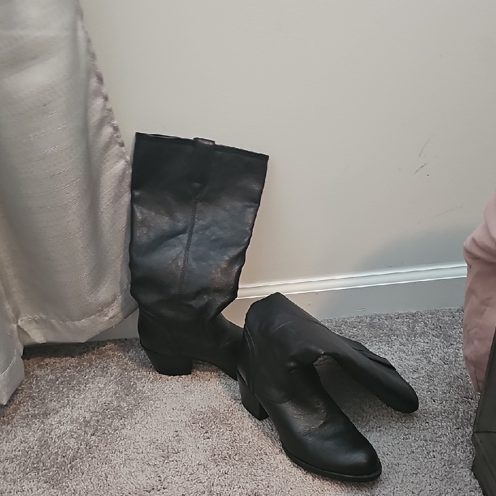 Durango Black Heeled Boots